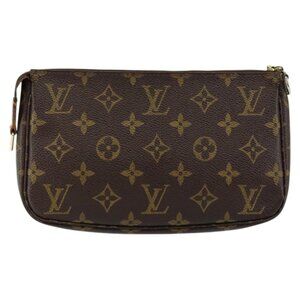 LOUIS VUITTON Monogram Pochette Accessoires Pouch M51980 LV Auth 147426